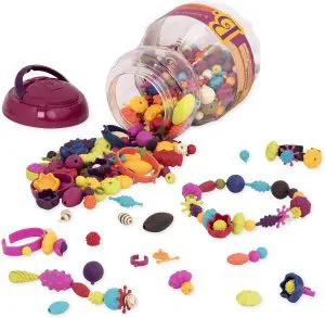  B. Toys - (500-Pcs) Pop Snap Bead Jewelry - DIY Jewelry Kit for 5 year Kids in 2023